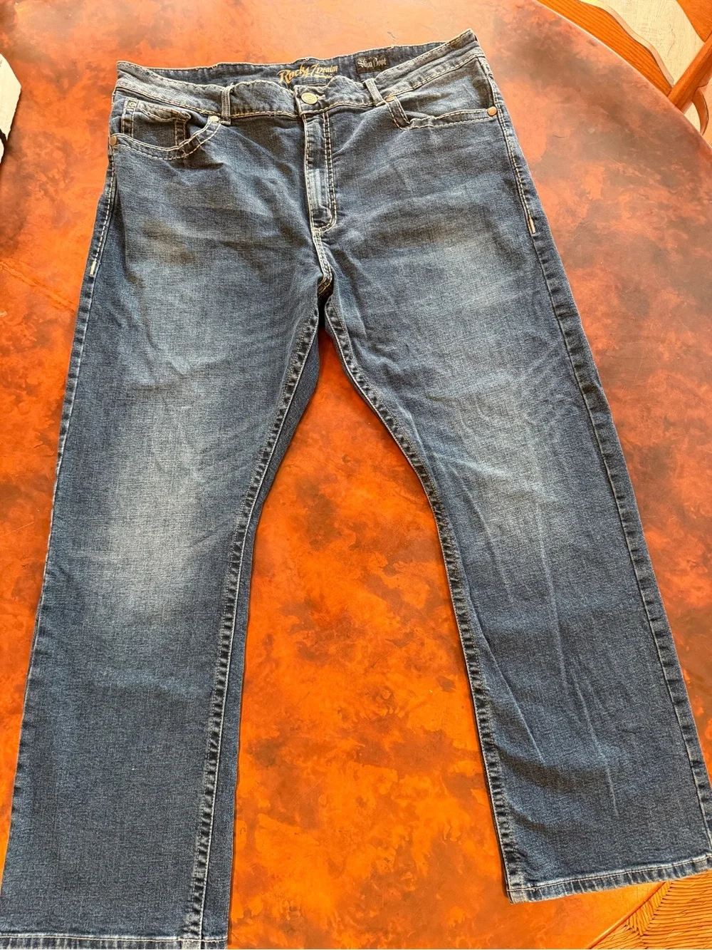 Rock 47 Denim Wrangler 42 x 32 Slim Boot